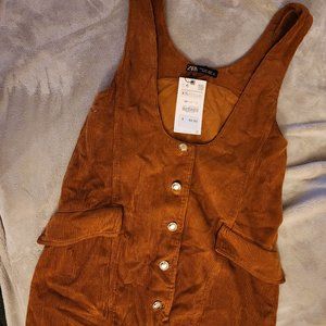 Women's Corduroy Dress - Zara